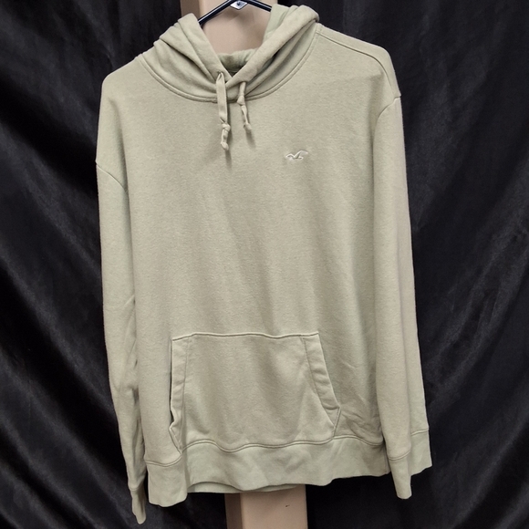 Hollister Green Crew Neck Sweater Soft Comfortable Stylish - Picture 7 of 13